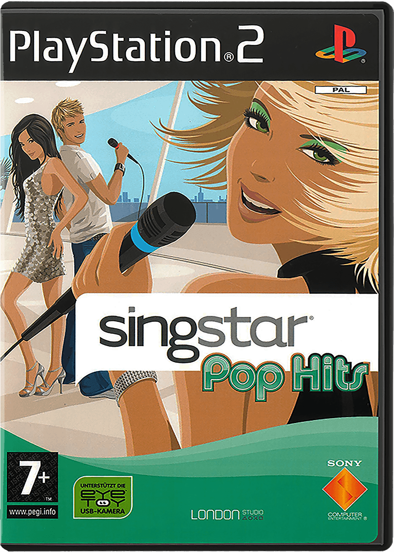 SingStar Pop Hits box art for Playstation 2